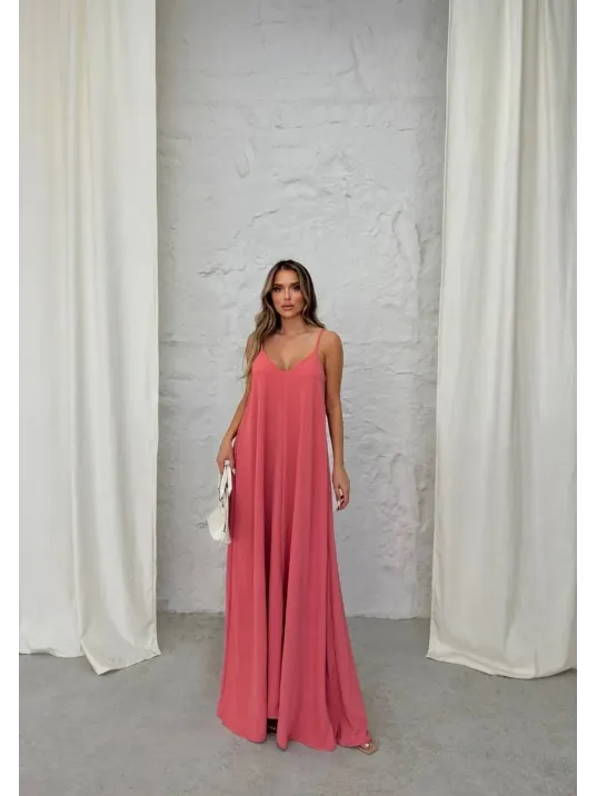 Aerobin Uzun Elbise Pembe Pt