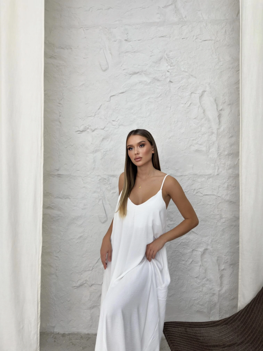 Aerobin Uzun Elbise Beyaz Pt Aerobin Uzun Elbise Beyaz Pt