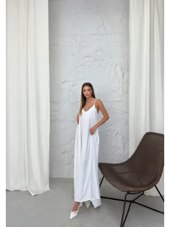 Aerobin Uzun Elbise Beyaz Pt Aerobin Uzun Elbise Beyaz Pt