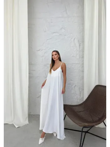 Aerobin Uzun Elbise Beyaz Pt