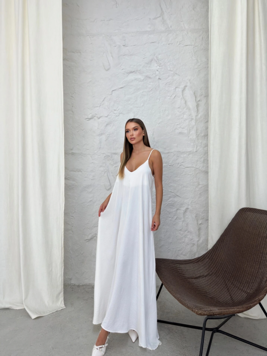 Aerobin Uzun Elbise Beyaz Pt Aerobin Uzun Elbise Beyaz Pt