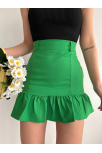 Altı Fırfırlı Etek Yeşil S24817