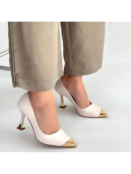 Artem Bej Rugan Topuklu Ayakkabı Artem Bej Rugan Topuklu Ayakkabı