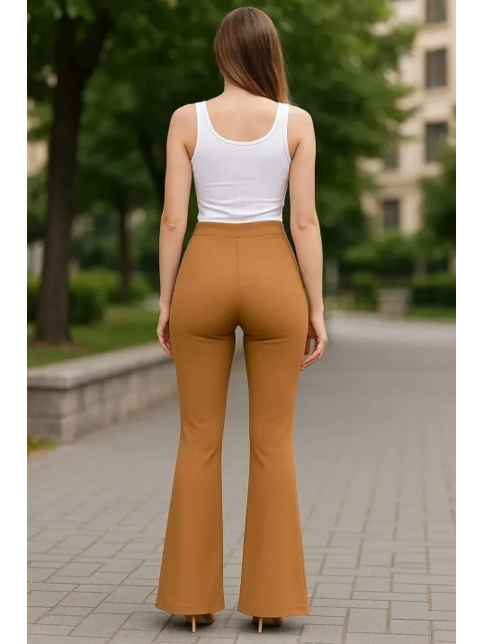 Atlas Palazzo Pantolon Kamel