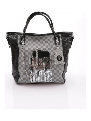 Avaj Siyah Cilt Omuz Çantası