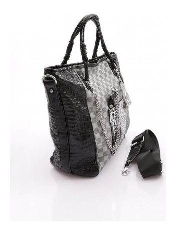 Avaj Siyah Cilt Omuz Çantası