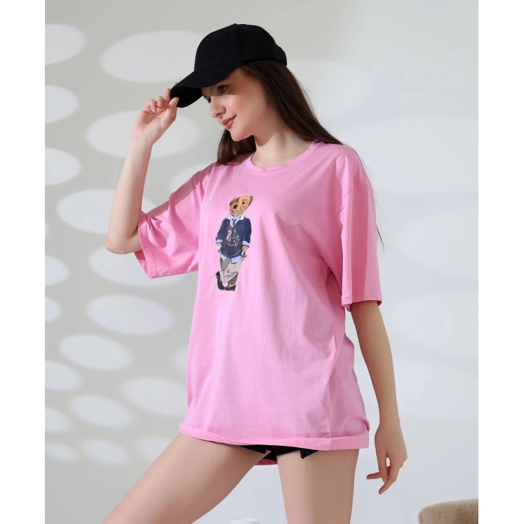Ayıcıklı oversize tişört Ayıcıklı oversize tişört