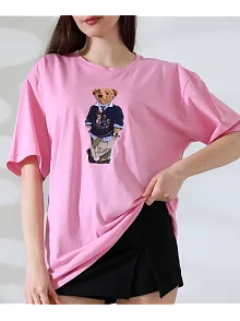 Ayıcıklı Oversize Tişört