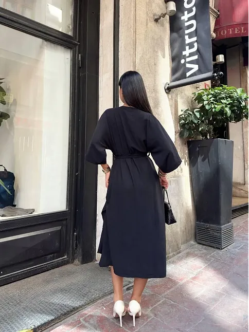 Ayrobin Midi Elbise