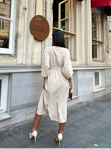 Ayrobin Midi Elbise