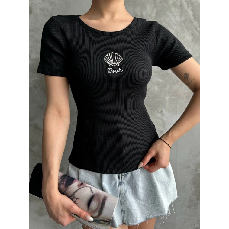 Bac nakışlı bluz Bac nakışlı bluz