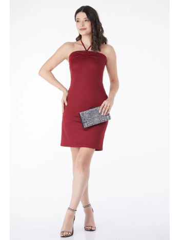 Bağcık detaylı abiye elbise Bağcık detaylı abiye elbise