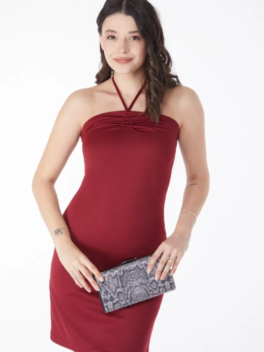 Bağcık detaylı abiye elbise Bağcık detaylı abiye elbise