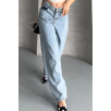 Baggy kar yıkama buz mavi jeans pantolon d2007 Baggy kar yıkama buz mavi jeans pantolon d2007