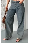 Baggy Kar Yıkama Eskitme Kahve Jeans Pantolon D2007 Baggy Kar Yıkama Eskitme Kahve Jeans Pantolon D2007