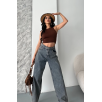 Baggy kar yıkama eskitme kahve jeans pantolon d2007 Baggy kar yıkama eskitme kahve jeans pantolon d2007