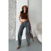 Baggy kar yıkama eskitme kahve jeans pantolon d2007 Baggy kar yıkama eskitme kahve jeans pantolon d2007