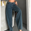 Baggy kar yıkama yeşil tint jeans pantolon d2007 Baggy kar yıkama yeşil tint jeans pantolon d2007