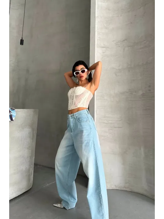 Baggy Süper Taş Bıyık Yıkama Buz Mavi D2007 Baggy Süper Taş Bıyık Yıkama Buz Mavi D2007