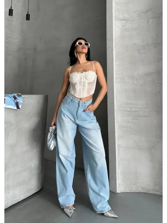 Baggy Süper Taş Bıyık Yıkama Buz Mavi D2007 Baggy Süper Taş Bıyık Yıkama Buz Mavi D2007