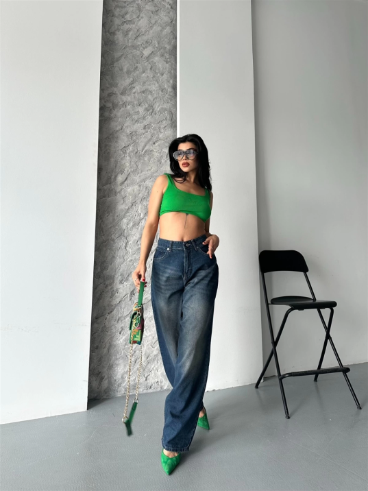 Baggy süper taş bıyık yıkama kahve tint jeans pantolon d2007 Baggy süper taş bıyık yıkama kahve tint jeans pantolon d2007