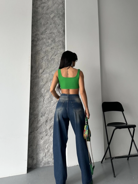 Baggy süper taş bıyık yıkama kahve tint jeans pantolon d2007 Baggy süper taş bıyık yıkama kahve tint jeans pantolon d2007