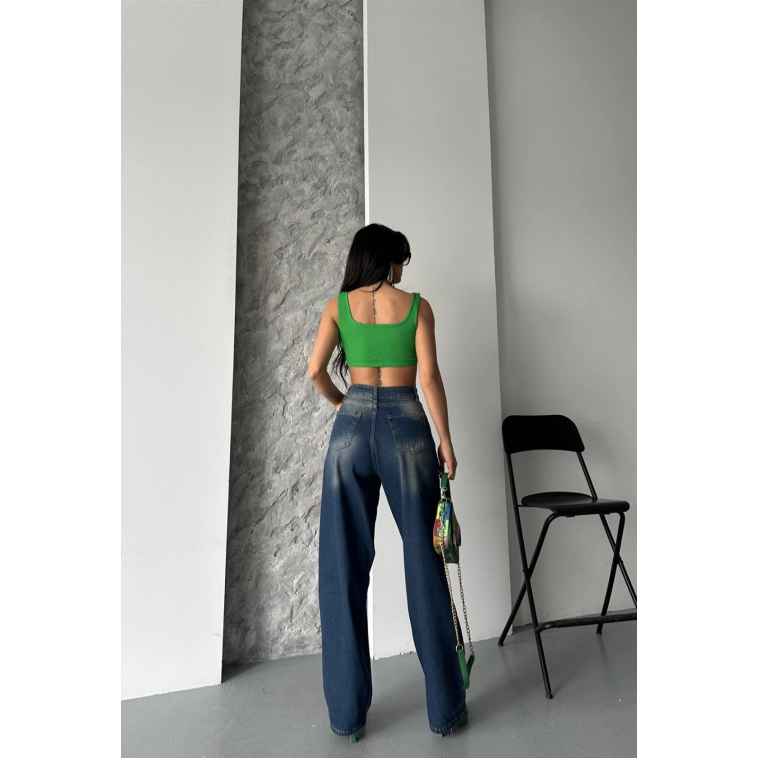 Baggy süper taş bıyık yıkama kahve tint jeans pantolon d2007 Baggy süper taş bıyık yıkama kahve tint jeans pantolon d2007