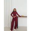 Balıkçı yaka örme takım bordo st265865 Balıkçı yaka örme takım bordo st265865
