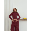 Balıkçı yaka örme takım bordo st265865 Balıkçı yaka örme takım bordo st265865