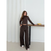 Balıkçı yaka örme takım kahve st265865 Balıkçı yaka örme takım kahve st265865