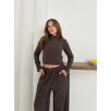 Balıkçı yaka örme takım kahve st265865 Balıkçı yaka örme takım kahve st265865