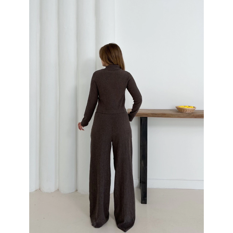 Balıkçı yaka örme takım kahve st265865 Balıkçı yaka örme takım kahve st265865