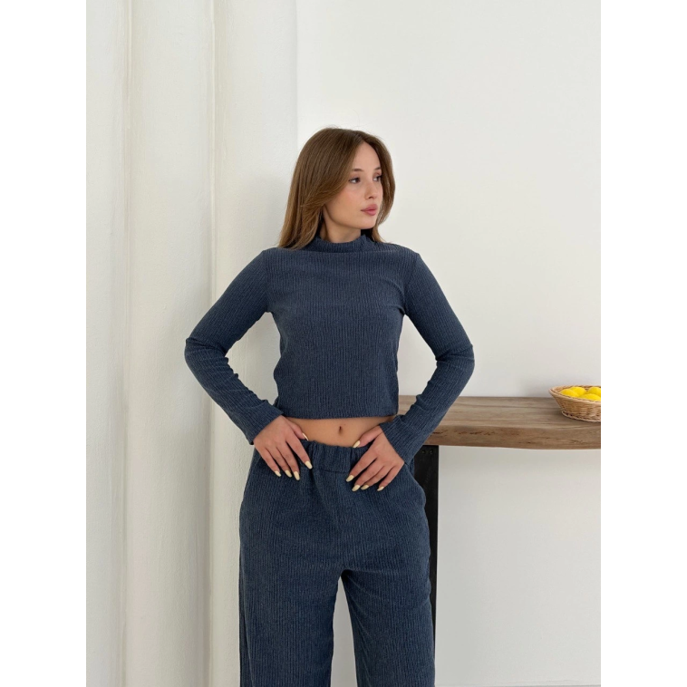 Balıkçı yaka örme takım lacivert st265865 Balıkçı yaka örme takım lacivert st265865