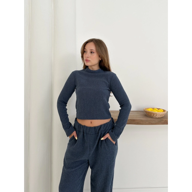 Balıkçı yaka örme takım lacivert st265865 Balıkçı yaka örme takım lacivert st265865
