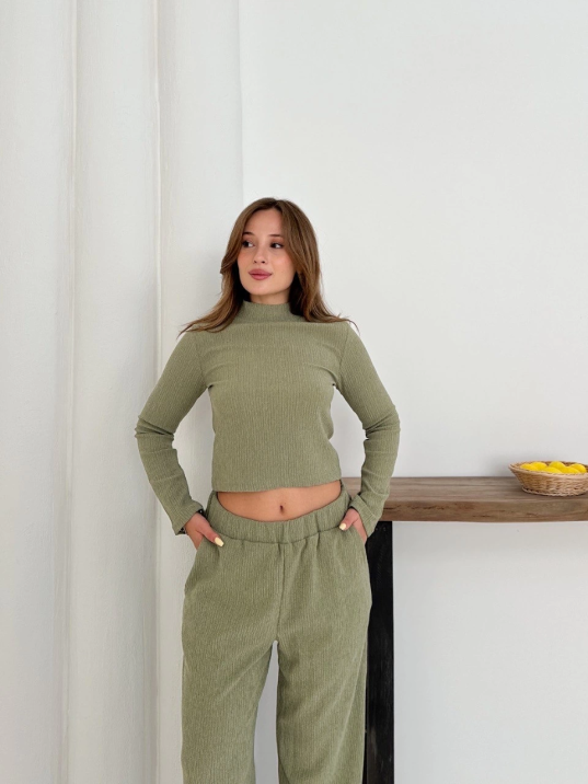 Balıkçı yaka örme takım mint st265865 Balıkçı yaka örme takım mint st265865