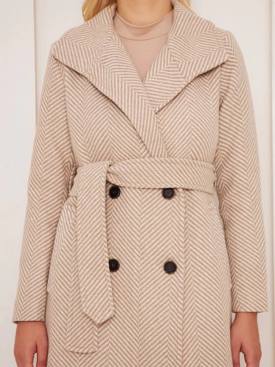 Balıksırtı Uzun Kaşe Kaban Balıksırtı Uzun Kaşe Kaban