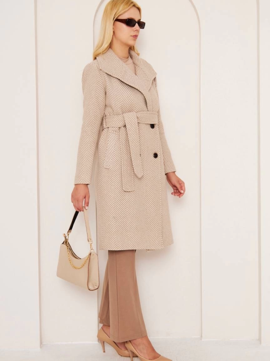 Balıksırtı Uzun Kaşe Kaban Balıksırtı Uzun Kaşe Kaban