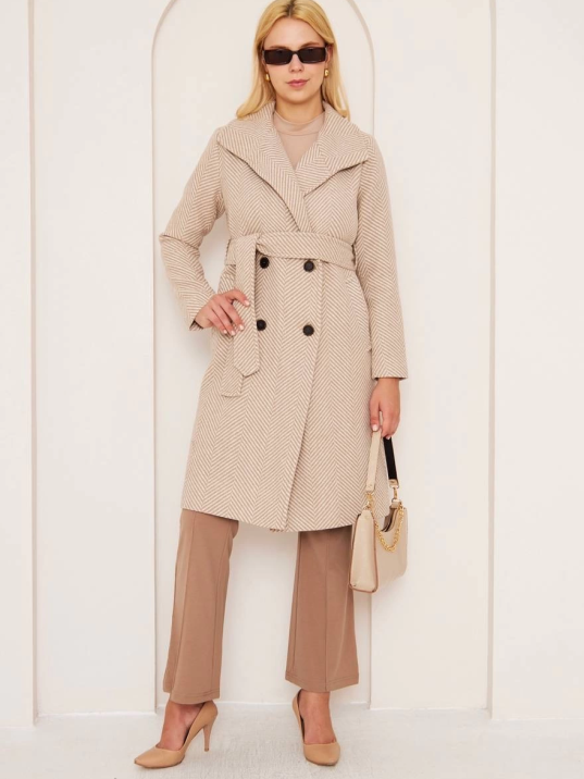 Balıksırtı Uzun Kaşe Kaban Balıksırtı Uzun Kaşe Kaban