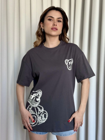 Baskılı ayıcıklı tişört Baskılı ayıcıklı tişört