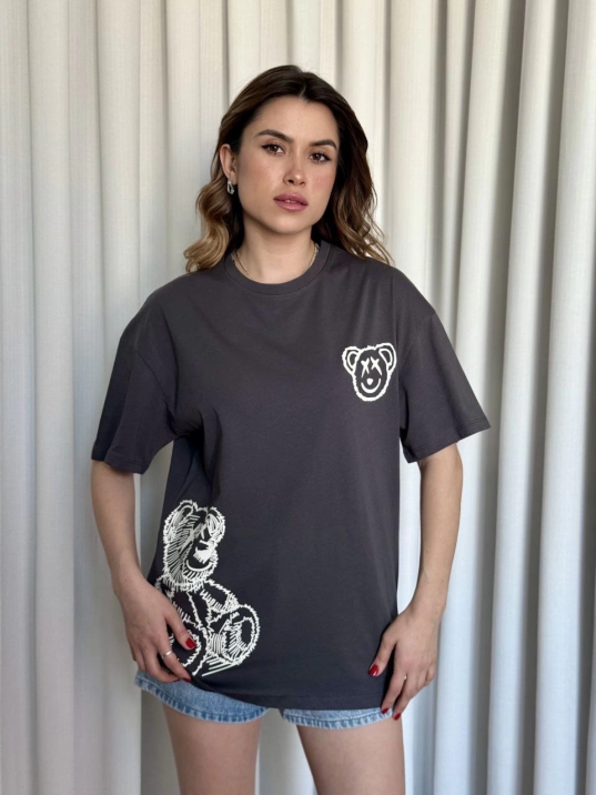 Baskılı ayıcıklı tişört Baskılı ayıcıklı tişört