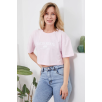 Baskılı Crop tişört Baskılı Crop tişört