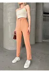 Beli Lastikli Karamel Pantolon