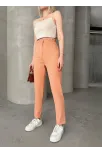Beli Lastikli Karamel Pantolon
