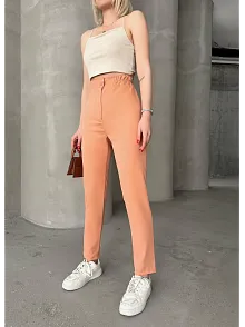 Beli Lastikli Karamel Pantolon