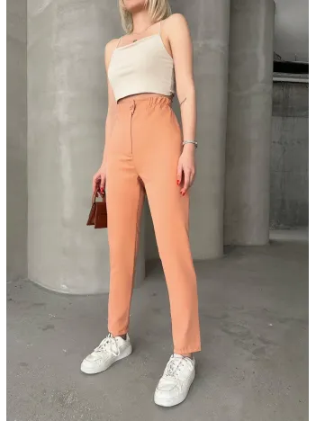 Beli Lastikli Karamel Pantolon