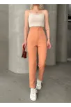 Beli Lastikli Karamel Pantolon
