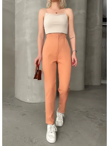 Beli Lastikli Karamel Pantolon