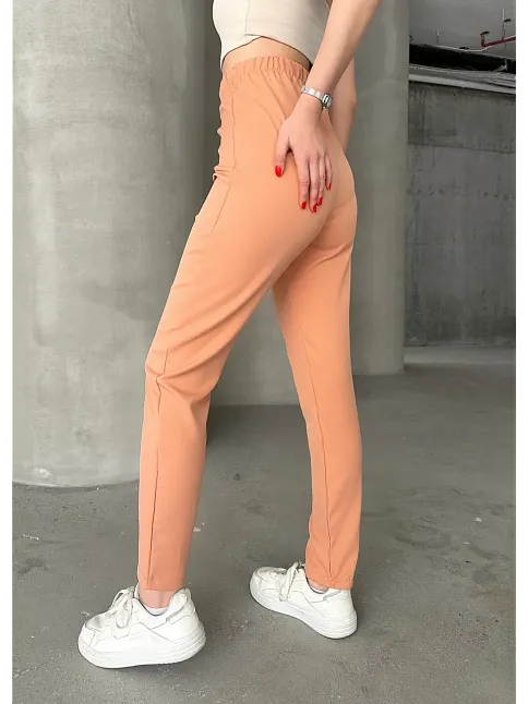 Beli Lastikli Karamel Pantolon