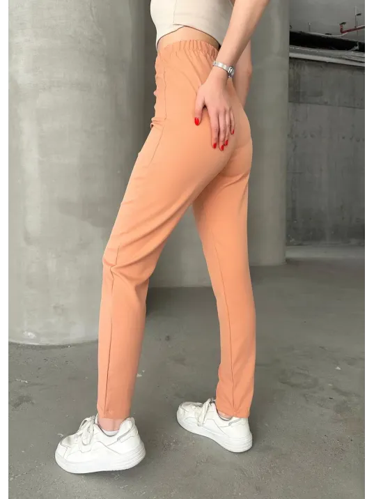 Beli Lastikli Karamel Pantolon