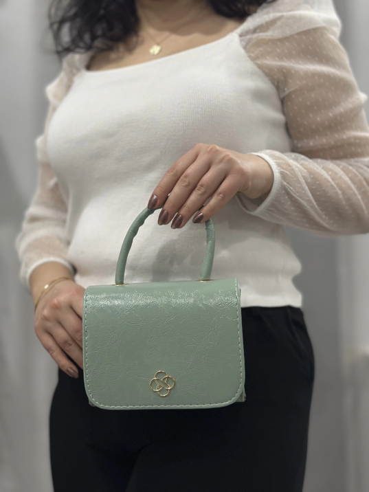 Mint cilt krash çanta